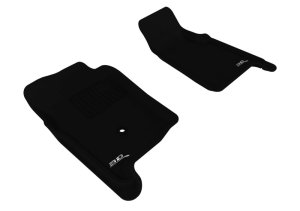 Ford Ranger Floor Mats - Front - 3D MAXpider - KAGU Series - Black - `04-`11 Ford Ranger Floor Mats - Front - 3D MAXpider - KAGU Series - Black - `04-`11